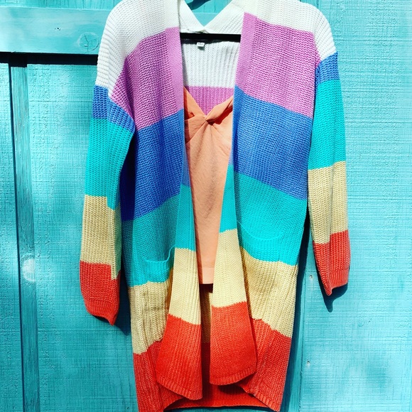 Multi color cardigan - Picture 1 of 1
